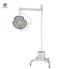 Lâmpada cirúrgica LED de tipo móvel 500 com bateria Luz cirúrgica sem sombra médica