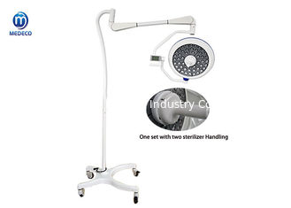 diodo emissor de luz de 500mm que opera o CE claro de 160000 Lux Mobile Surgical Light