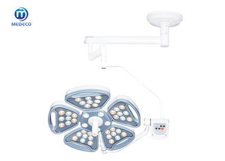 Lâmpada de funcionamento cirúrgica Shadowless do diodo emissor de luz do teto com temperatura de cor ajustável