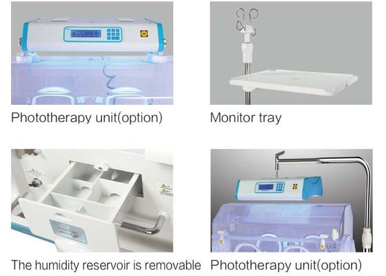 A incubadora portátil Neonatal para o servo dos bebês controlou