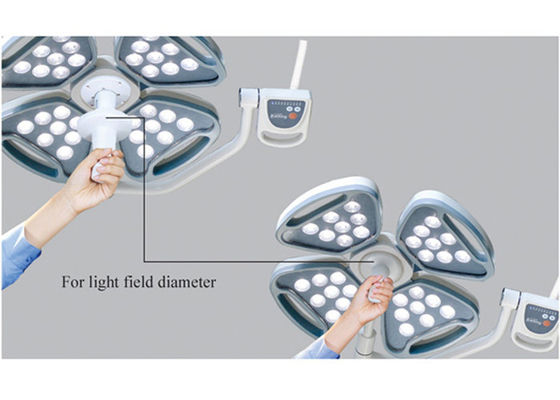 140000 lâmpada de funcionamento Shadowless de Lux Surgical Operating Light Dia 60cm