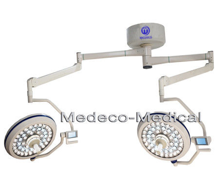 A cabeça dobro médica conduziu a luz cirúrgica 160000 Lux Double Dome Lamp